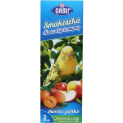 Kolba/kolby - Smakoszka dla małych papug - Morela/Jabłko 110 g
