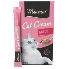 Miamor Malt-Cream - przysmak, pasta odkłaczająca dla kota 90 g