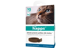 Happs - Obroża przeciw pchłom dla kotów