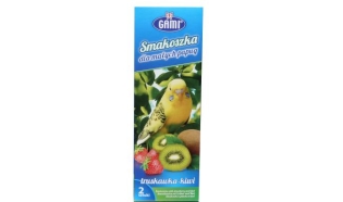Kolba/kolby - Smakoszka dla małych papug - Truskawka-kiwi 110 g