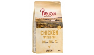 Purizon - sucha karma dla kota - Kurczak z rybą 400 g