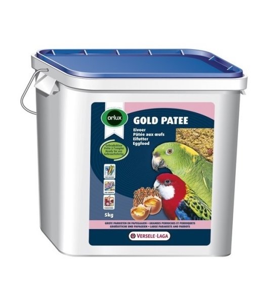Orlux Gold Patee - Pokarm jajeczny wilgotny dla średnich i dużych papug 5 kg