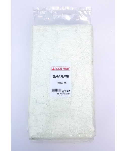 Sisal Fibre - Szarpie - Szarpia biała 1 kg - SH30