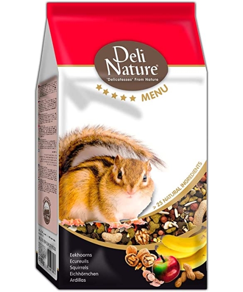 Deli Nature - Menu 5 * Wiewiórka 750 g - Pokarm dla wiewiórki, wiewiórek