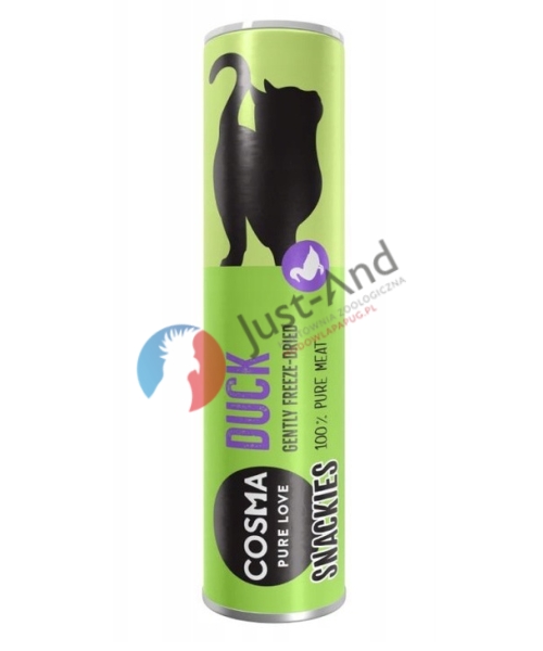 Cosma - naturalny przysmak dla kota - 100% kaczka - 21 g