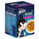 Felix Soup - karma mokra, zupka dla kota - Różnorodność smaków 6 x 48 g