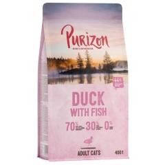 Purizon - sucha karma dla kota - kaczka z rybą 400 g