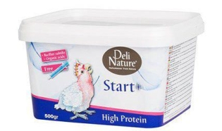 Deli Nature START + High Protein 500 g - Pokarm do karmienia ręcznego piskląt.