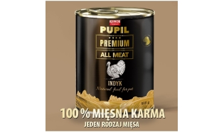 PUPIL Premium All Meat Gold - indyk 800 g (karma dla psa)