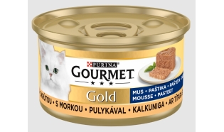 Gourmet Gold - Mus z indykiem 12 x 85 g - karma dla kota