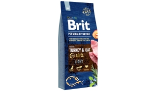 BRIT Premium by Nature Light - dietetyczna karma dla psów 15 kg