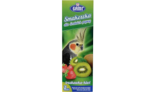 Kolba/kolby - Smakoszka dla średnich papug - Truskawka-kiwi 110 g