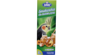 Kolba/kolby - Smakoszka dla średnich papug - Miód 110 g
