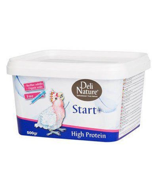 Deli Nature START + High Protein 500 g - Pokarm do karmienia ręcznego piskląt.