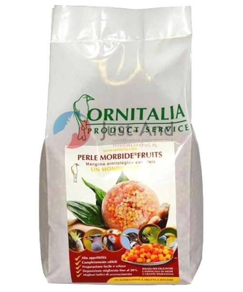 Ornitalia Perle Morbide ® Fruit Red-Yellow 9 kg - dla papug