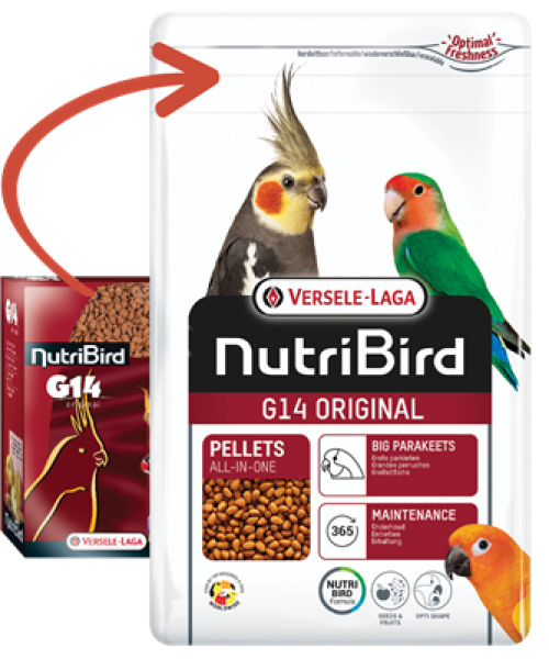Nutri Bird G14 Original - 1 kg (granulat)
