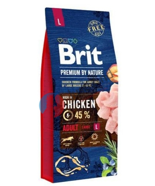 BRIT Premium by Nature Adult L - karma dla dorosłych psów dużych ras 15 kg