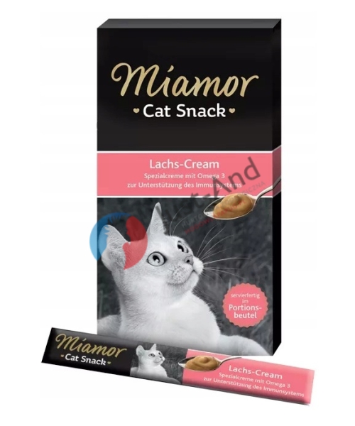 Miamor Lachs-Cream - przysmak, pasta z łososiem dla kota 90 g