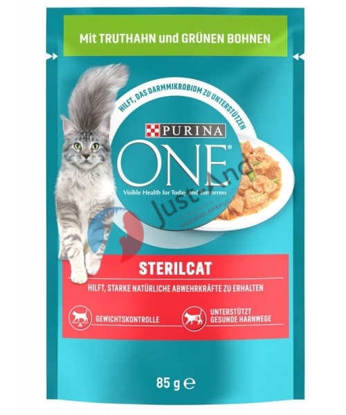 Purina One - mokra karma dla kotów sterylizowanych - Sterilcat Indyk 85 g